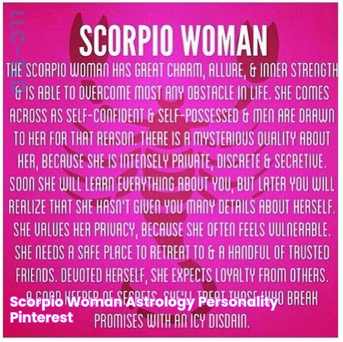 Unveiling The Enigma: A Guide To The Scorpio Woman's Personality