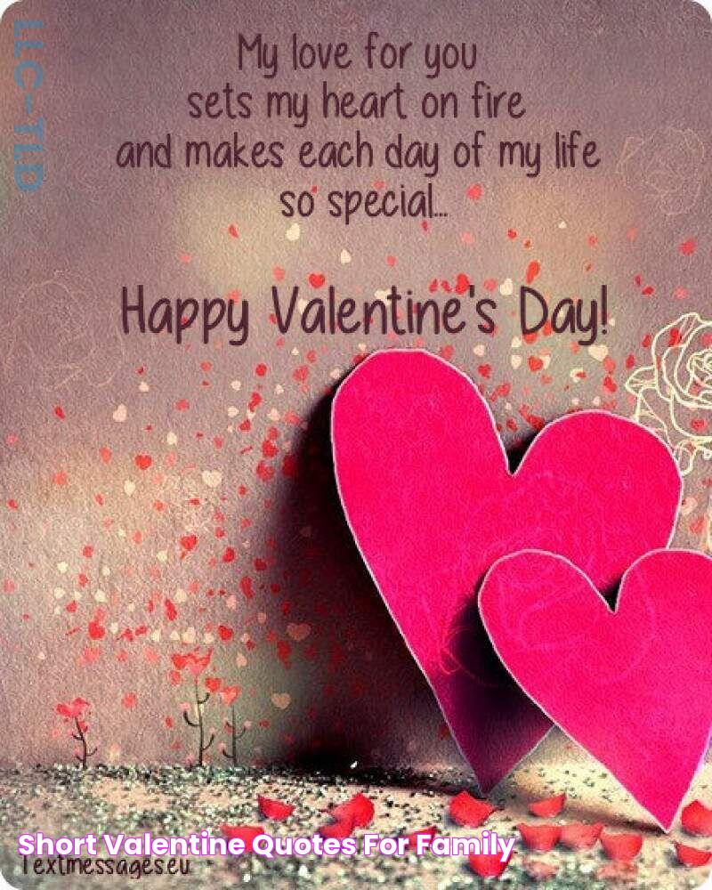 Short Valentine Quotes For Family