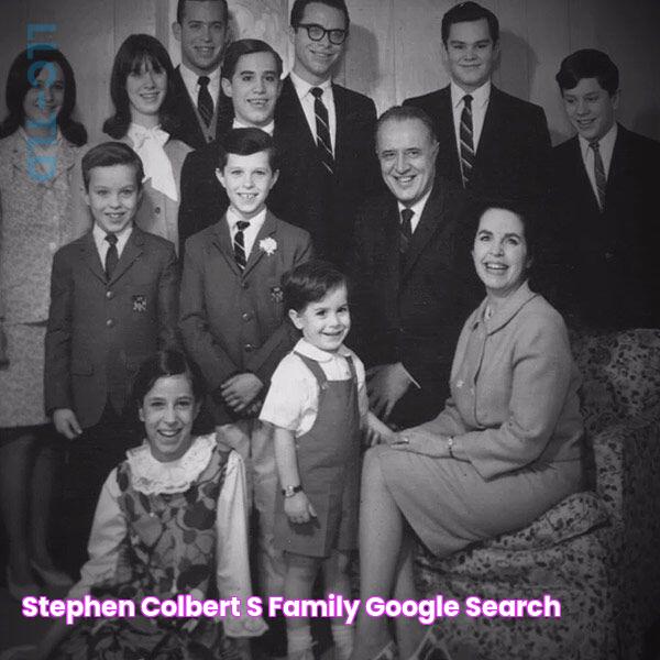 Stephen Colbert's family Google Search