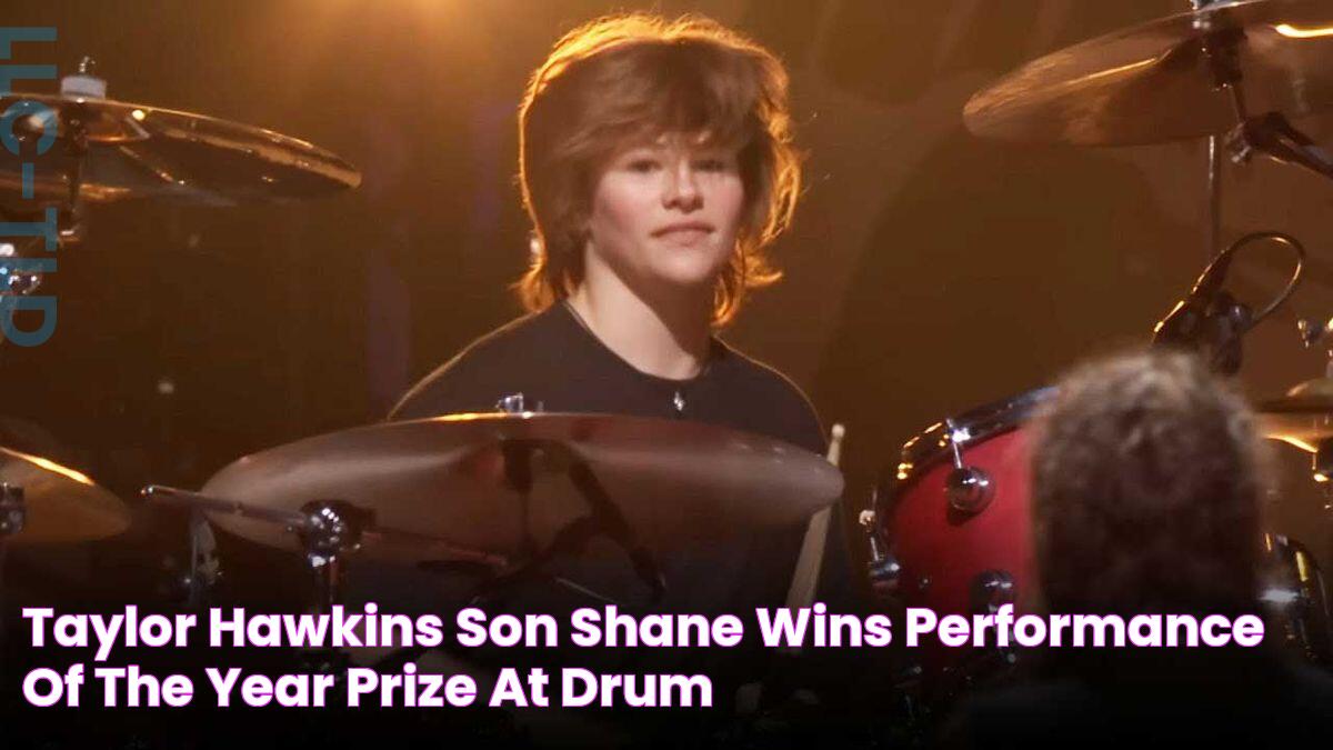 Taylor Hawkins' son Shane wins Performance Of The Year prize at drum