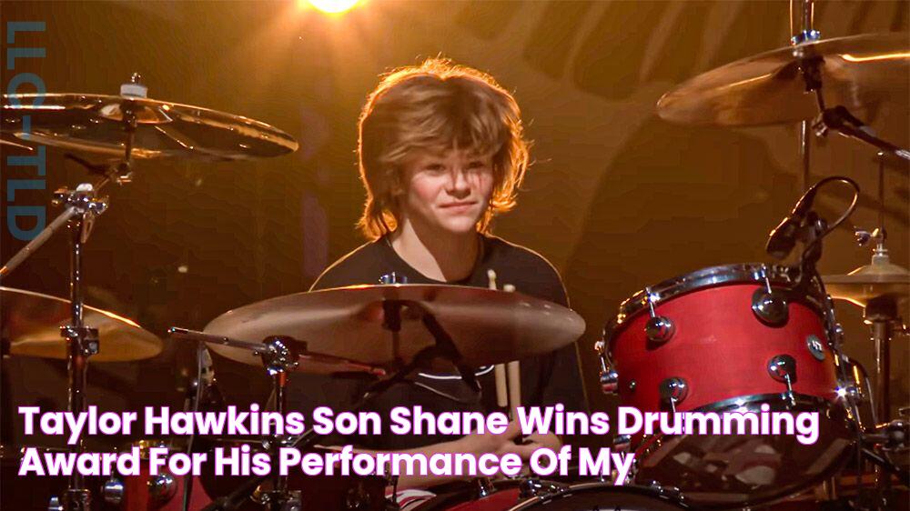 Taylor Hawkins' son Shane wins drumming award for his performance of My