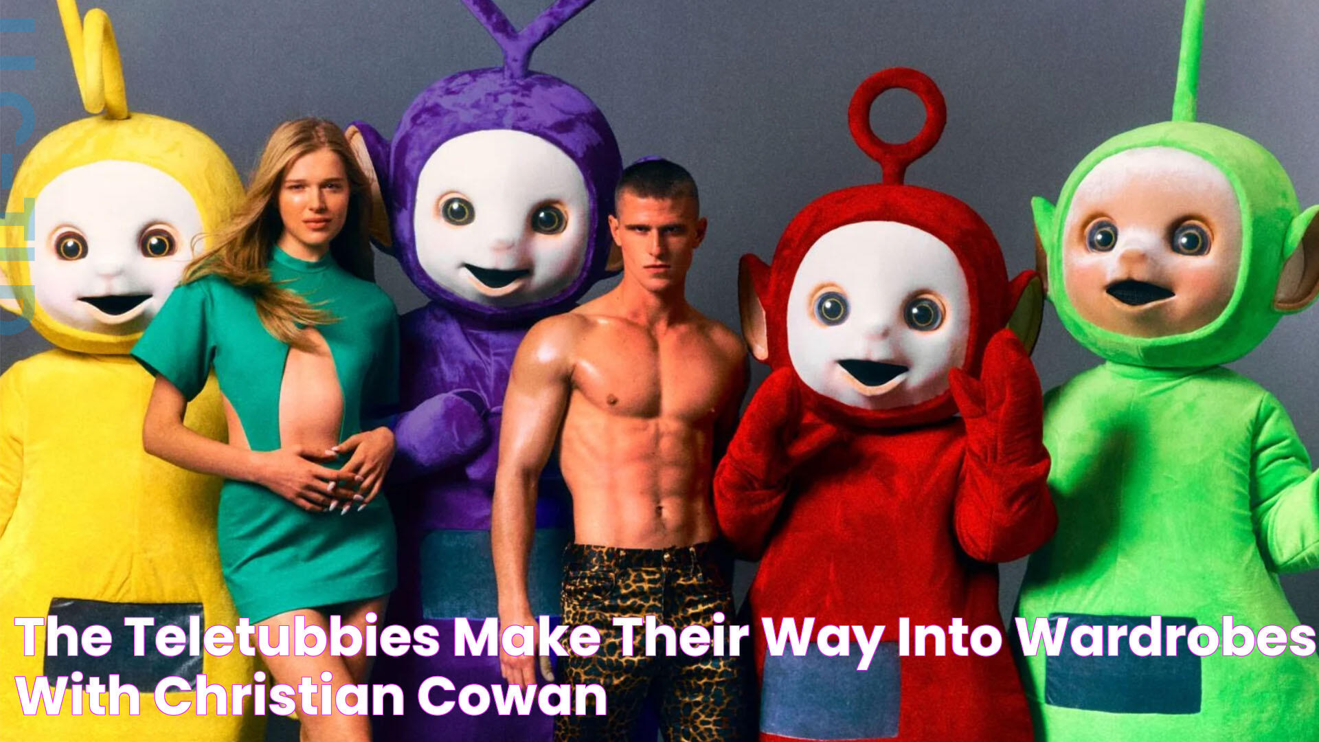 The Teletubbies make their way into wardrobes with Christian Cowan