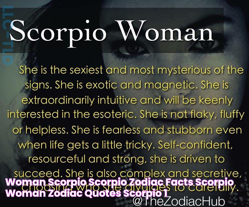 Woman Scorpio Scorpio zodiac facts, Scorpio woman, Zodiac quotes scorpio