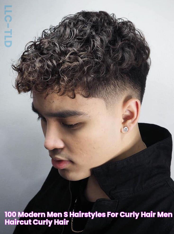 100 Modern Men’s Hairstyles for Curly Hair Men haircut curly hair