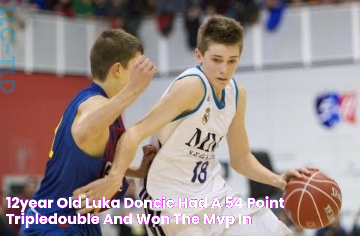 12Year Old Luka Doncic Had A 54 Point TripleDouble And Won The MVP In