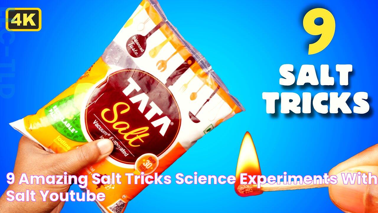 9 Amazing Salt Tricks Science Experiments With Salt YouTube