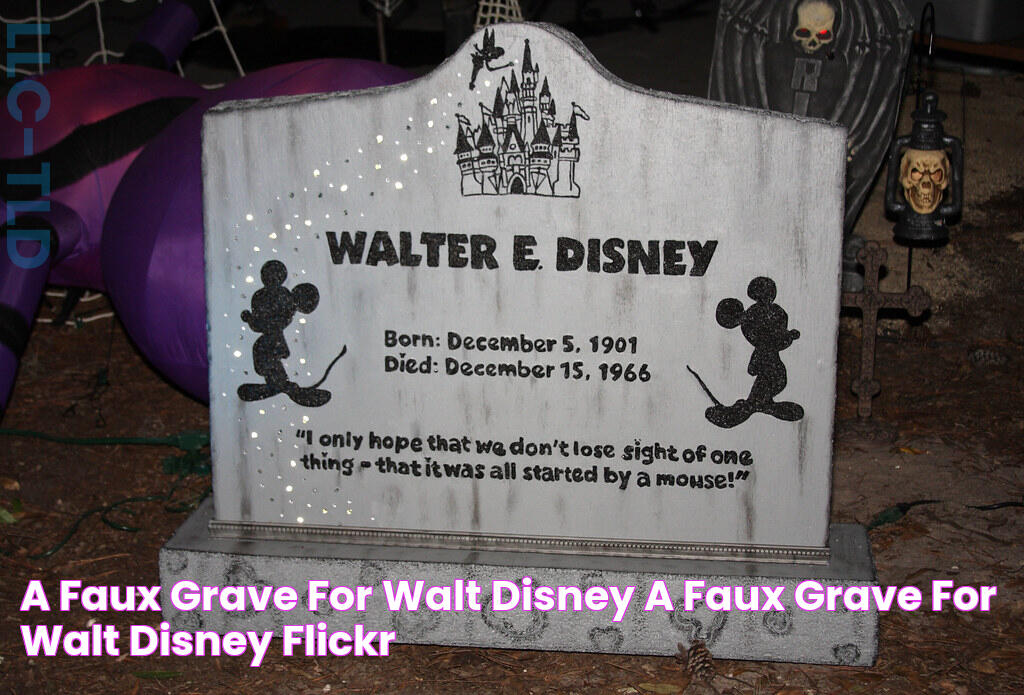 A Faux Grave for Walt Disney A faux grave for Walt Disney … Flickr