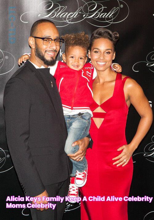 Alicia Keys & Family Keep A Child Alive Celebrity moms, Celebrity