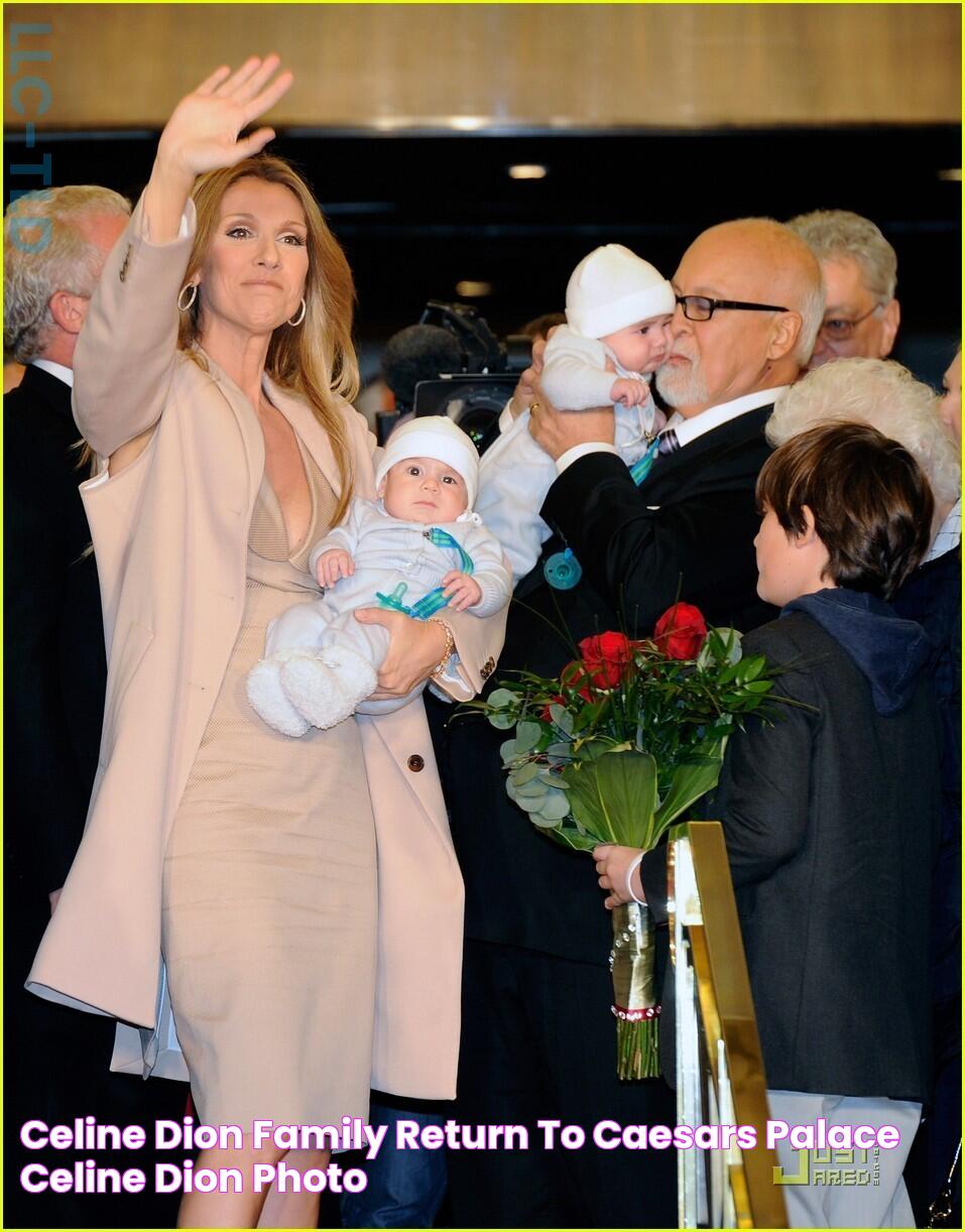 Celine Dion & Family Return to Caesars Palace! Celine Dion Photo