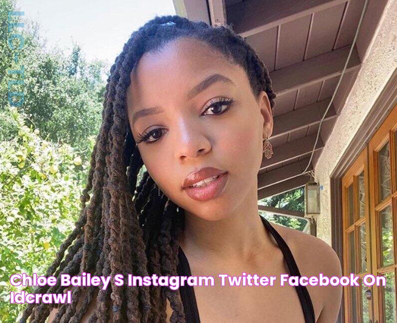 Chloe Bailey's Instagram, Twitter & Facebook on IDCrawl