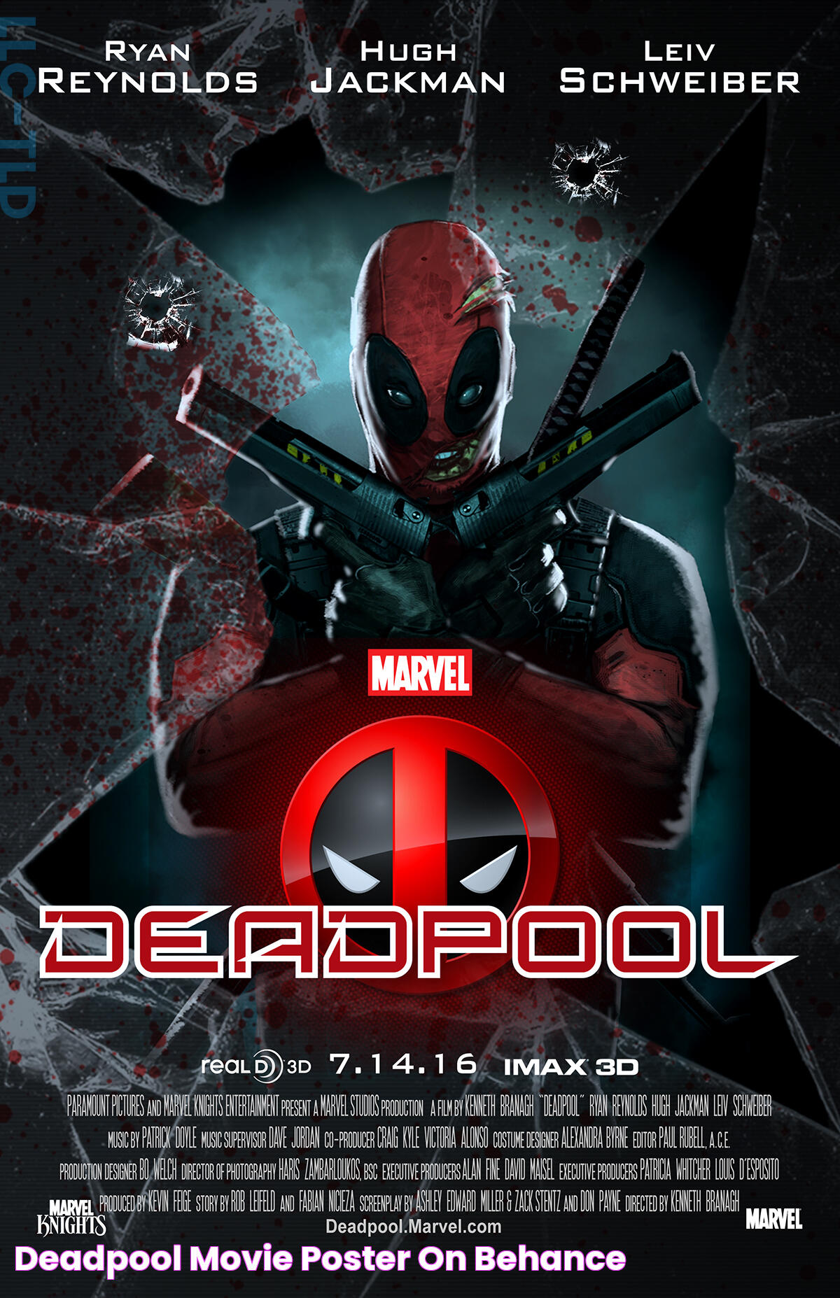 Deadpool Movie Poster on Behance