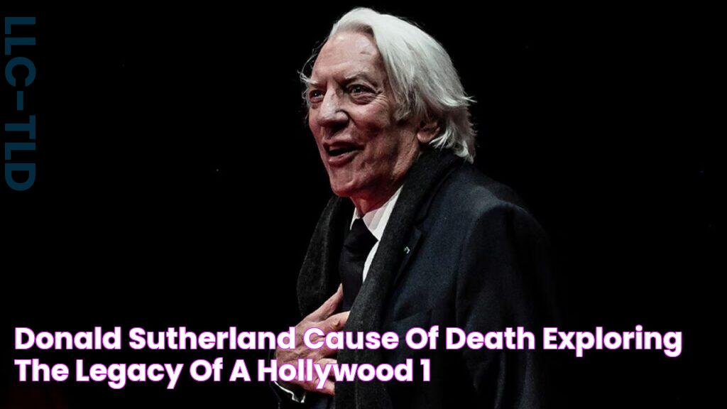 Donald Sutherland Cause of Death Exploring the Legacy of a Hollywood