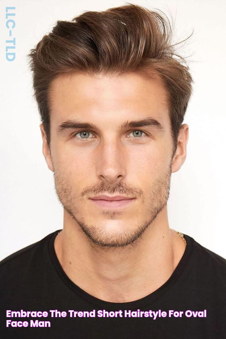 Embrace The Trend Short Hairstyle For Oval Face Man