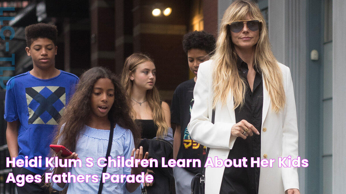 Heidi Klum’s Children Learn About Her Kids, Ages, Fathers Parade