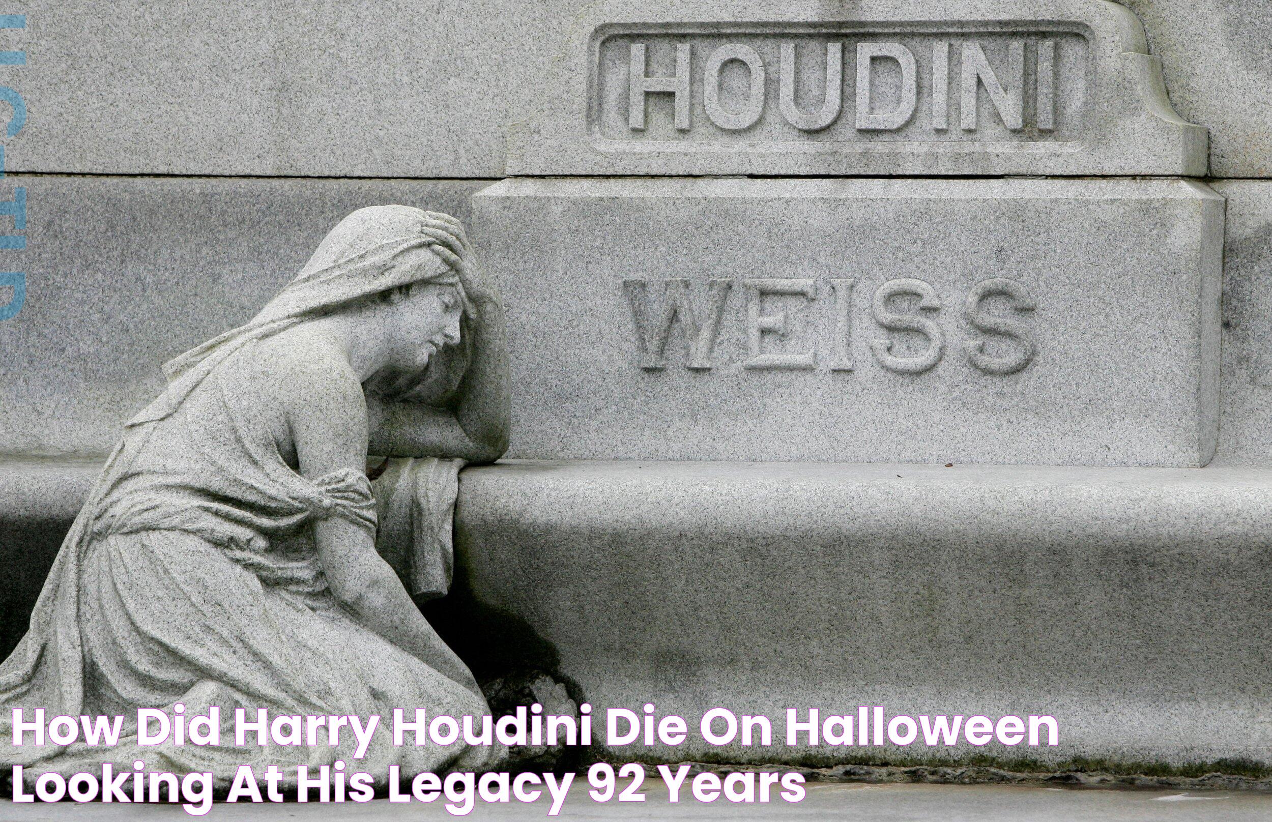 How did Harry Houdini Die on Halloween? Looking At His Legacy 92 Years