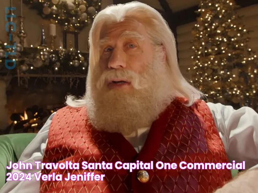 John Travolta Santa Capital One Commercial 2024 Verla Jeniffer