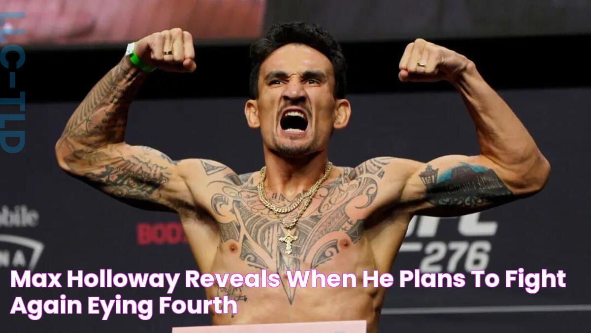 Max Holloway reveals when he plans to fight again, eying fourth