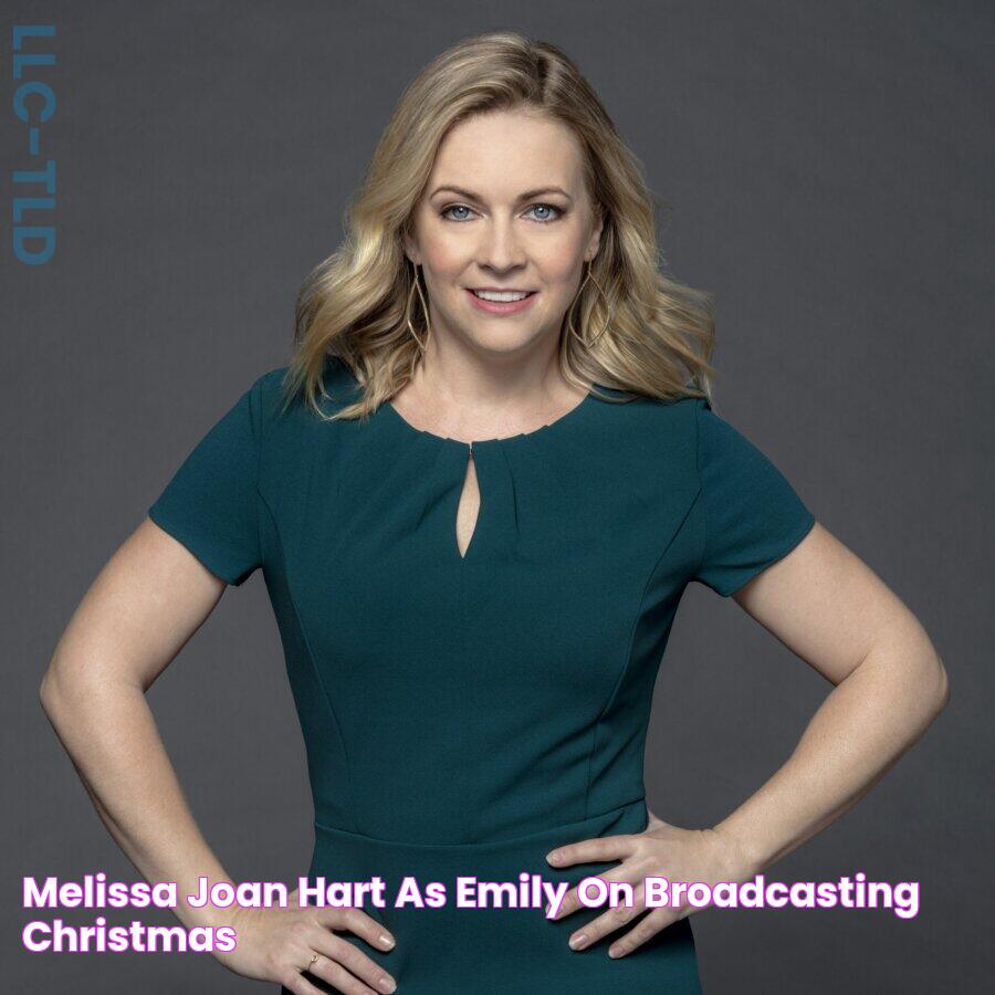 Melissa Joan Hart as Emily on Broadcasting Christmas