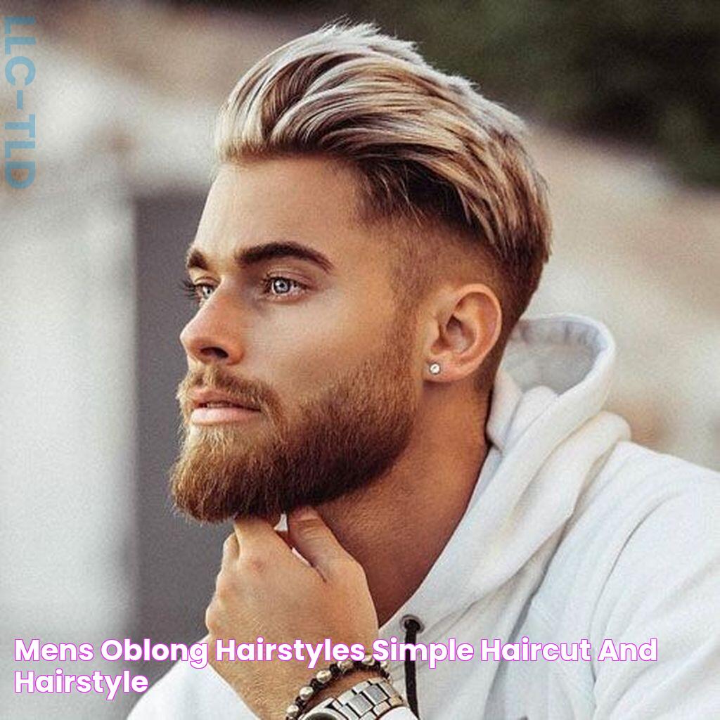 Mens Oblong Hairstyles Simple Haircut and Hairstyle