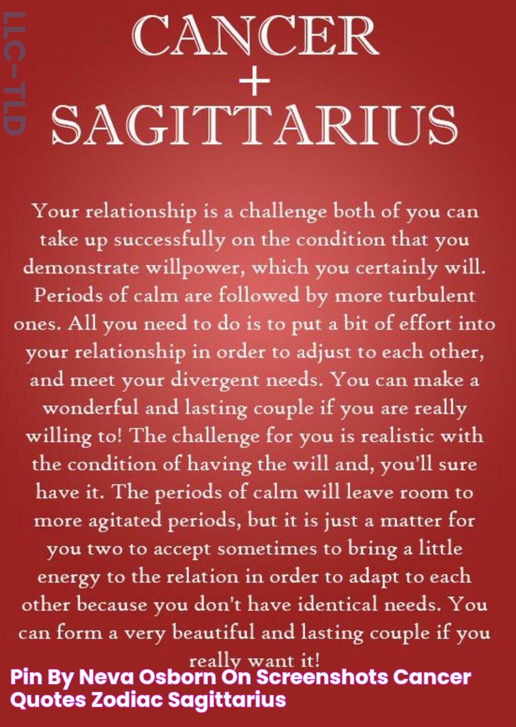 Cancer And Sagittarius Compatibility: A Cosmic Connection