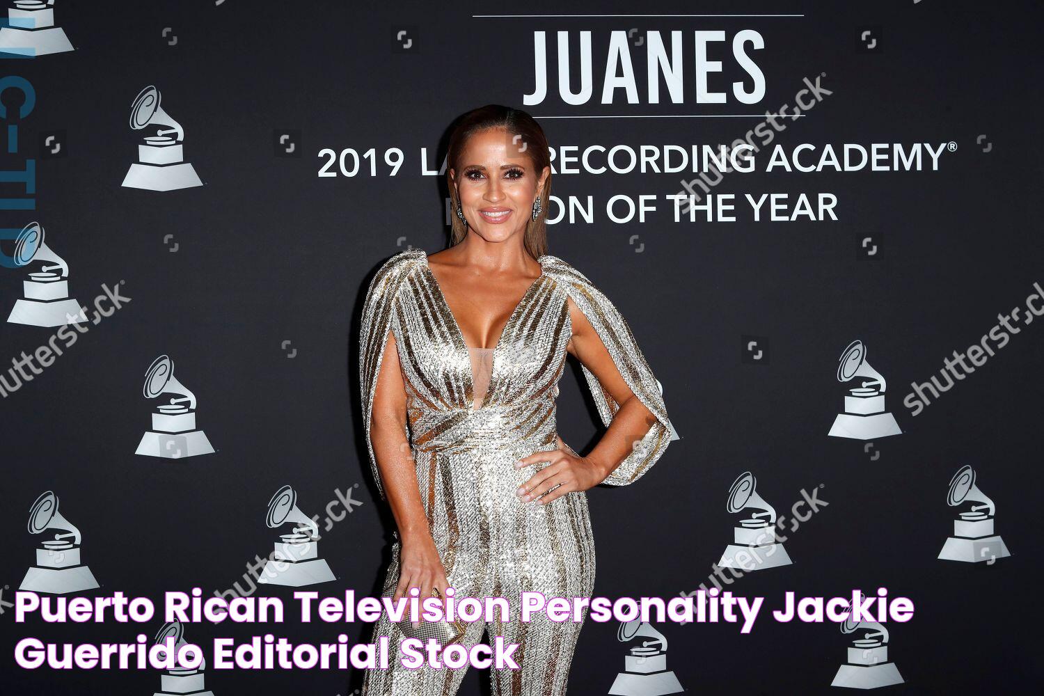 Puerto Rican Television Personality Jackie Guerrido Editorial Stock