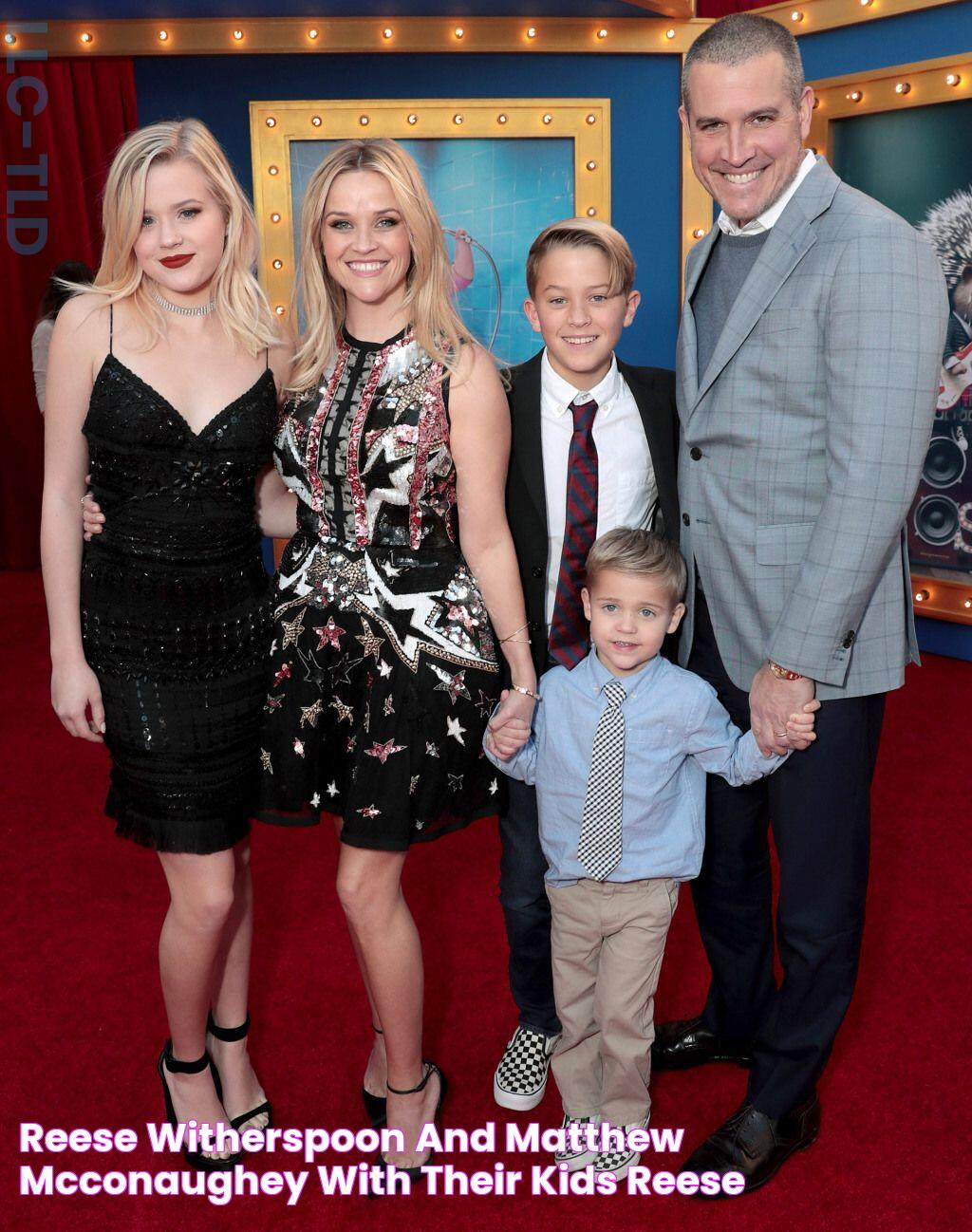 Reese Witherspoon and Matthew McConaughey with Their Kids Reese