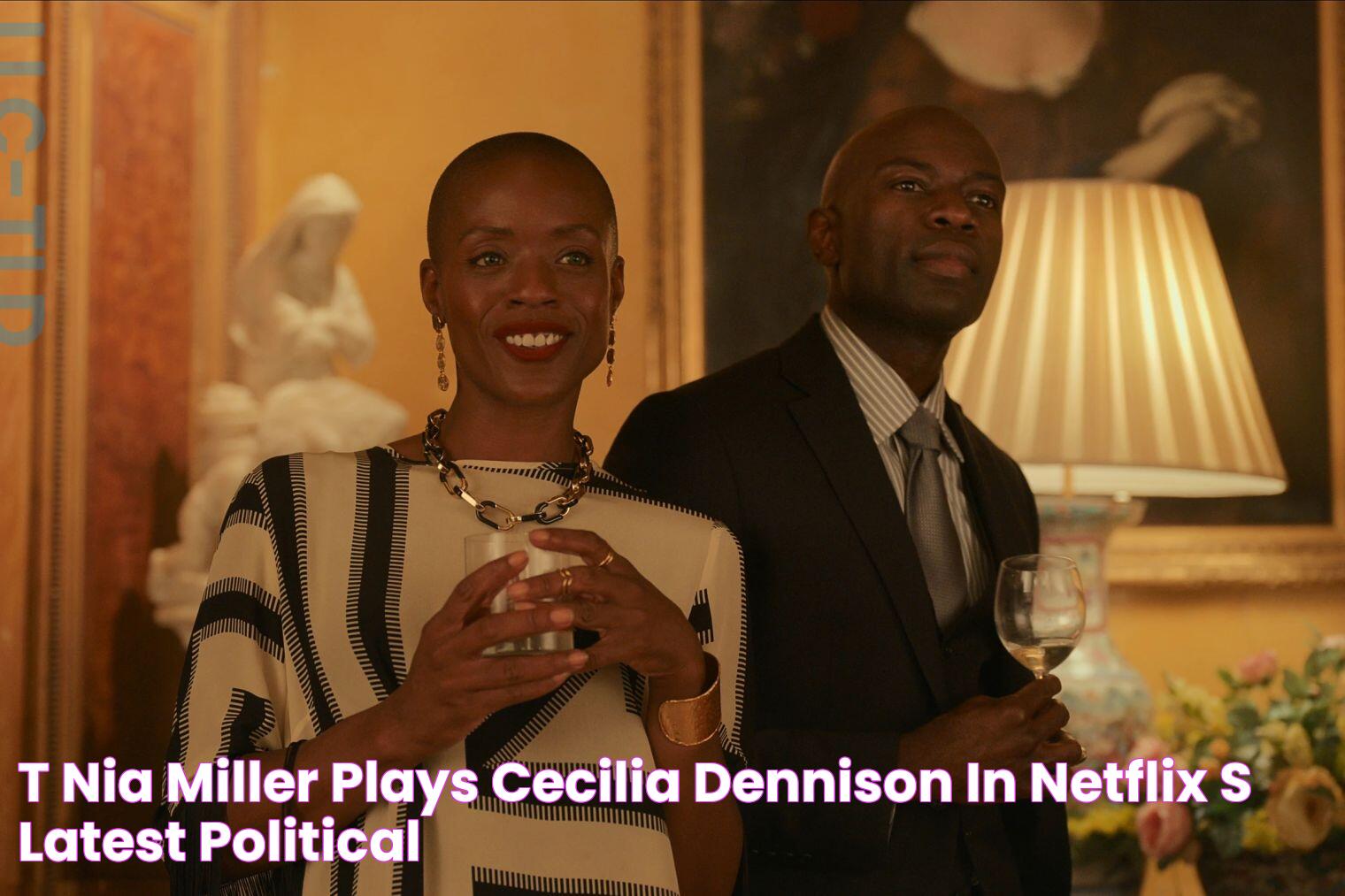 T'Nia Miller plays Cecilia Dennison in Netflix's latest political