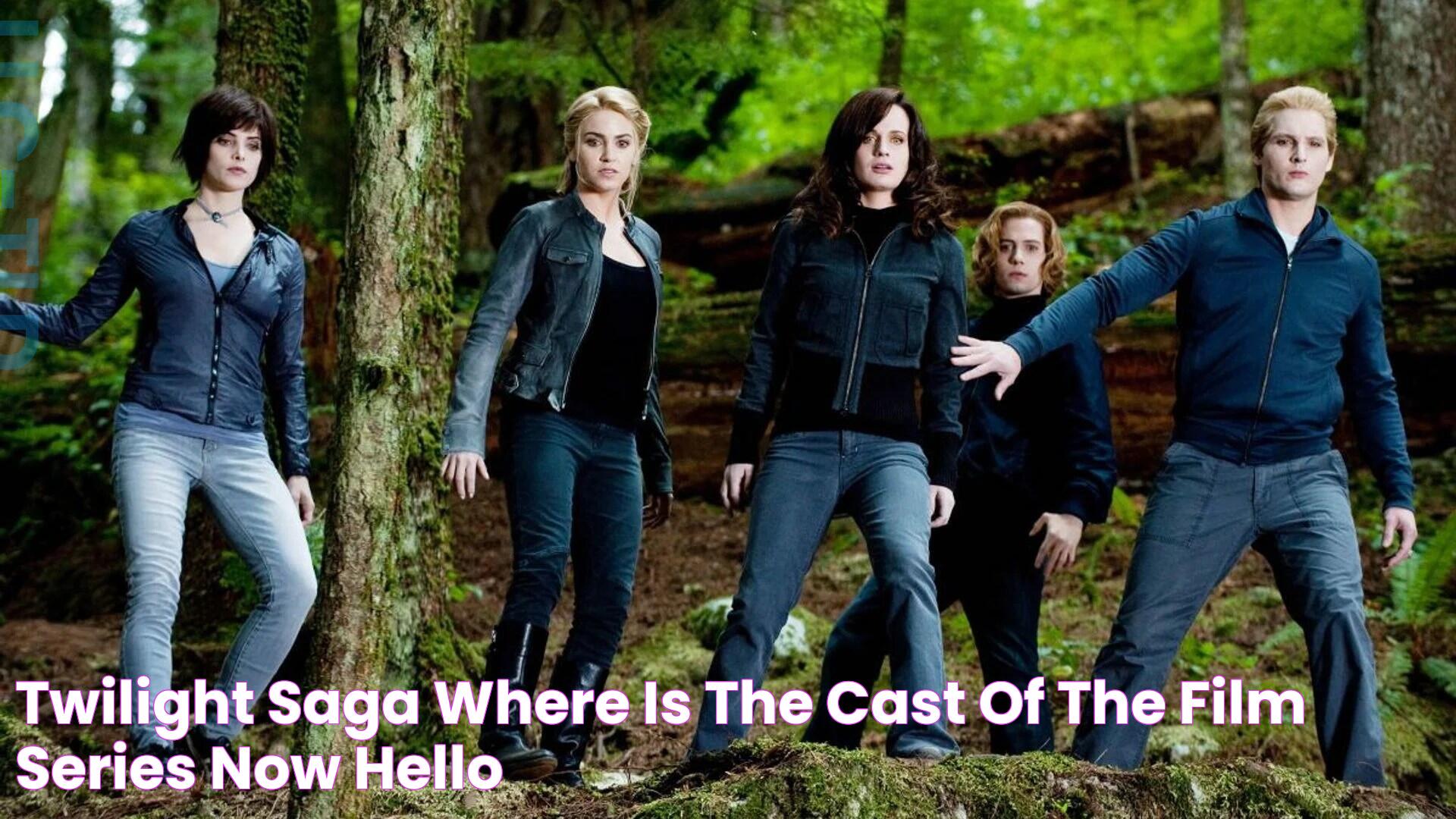 Twilight saga where is the cast of the film series now? HELLO!