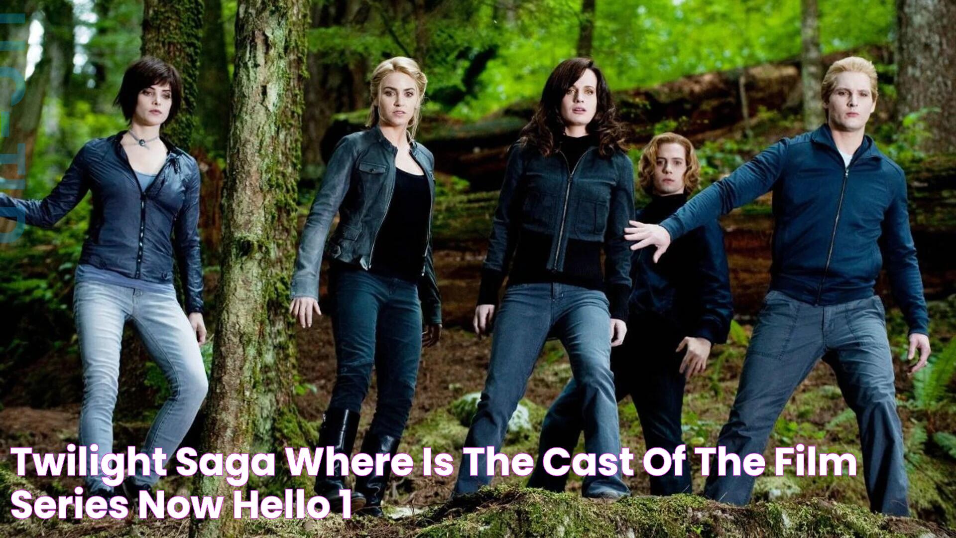 Twilight saga where is the cast of the film series now? HELLO!