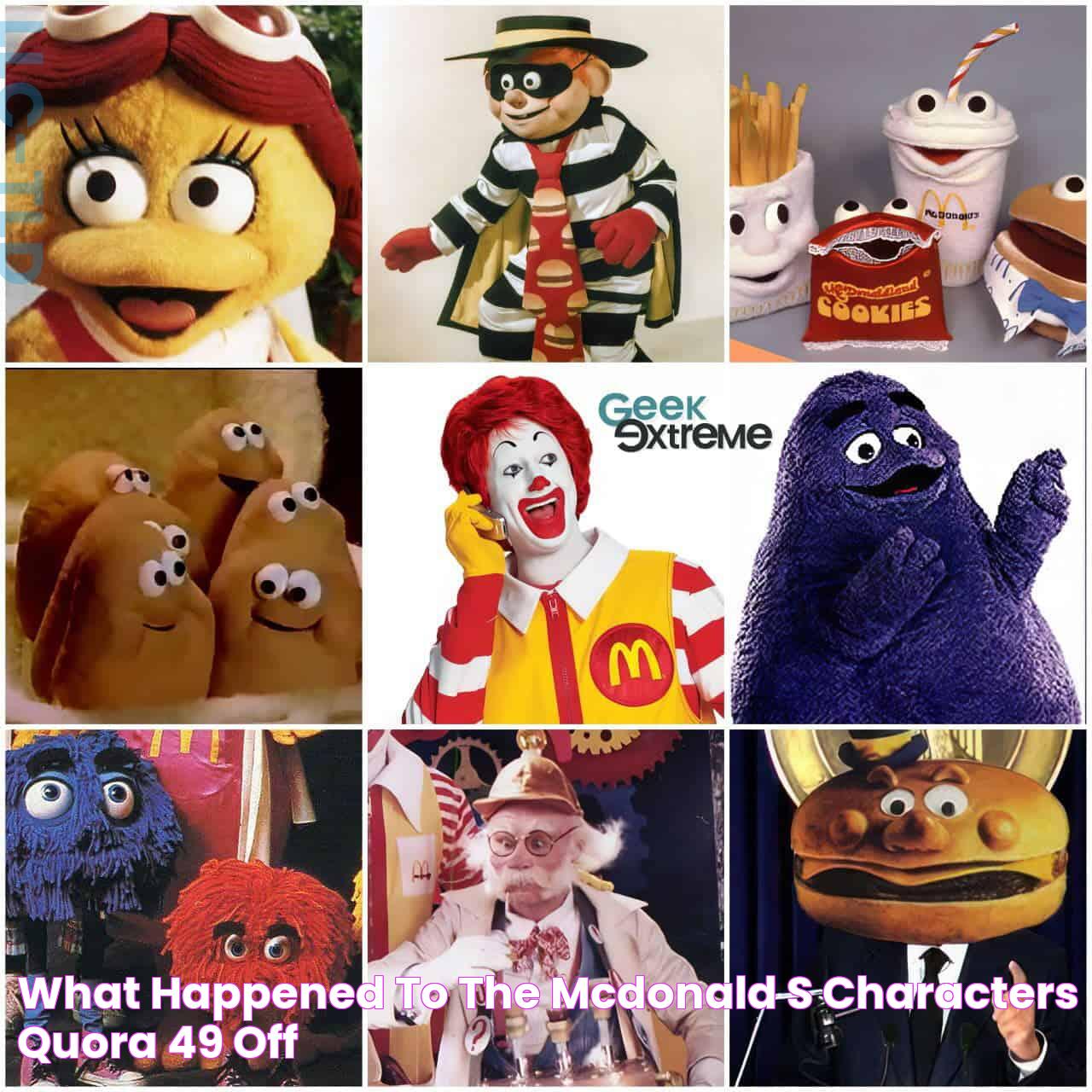 What Happened To The McDonald's Characters? Quora, 49 OFF