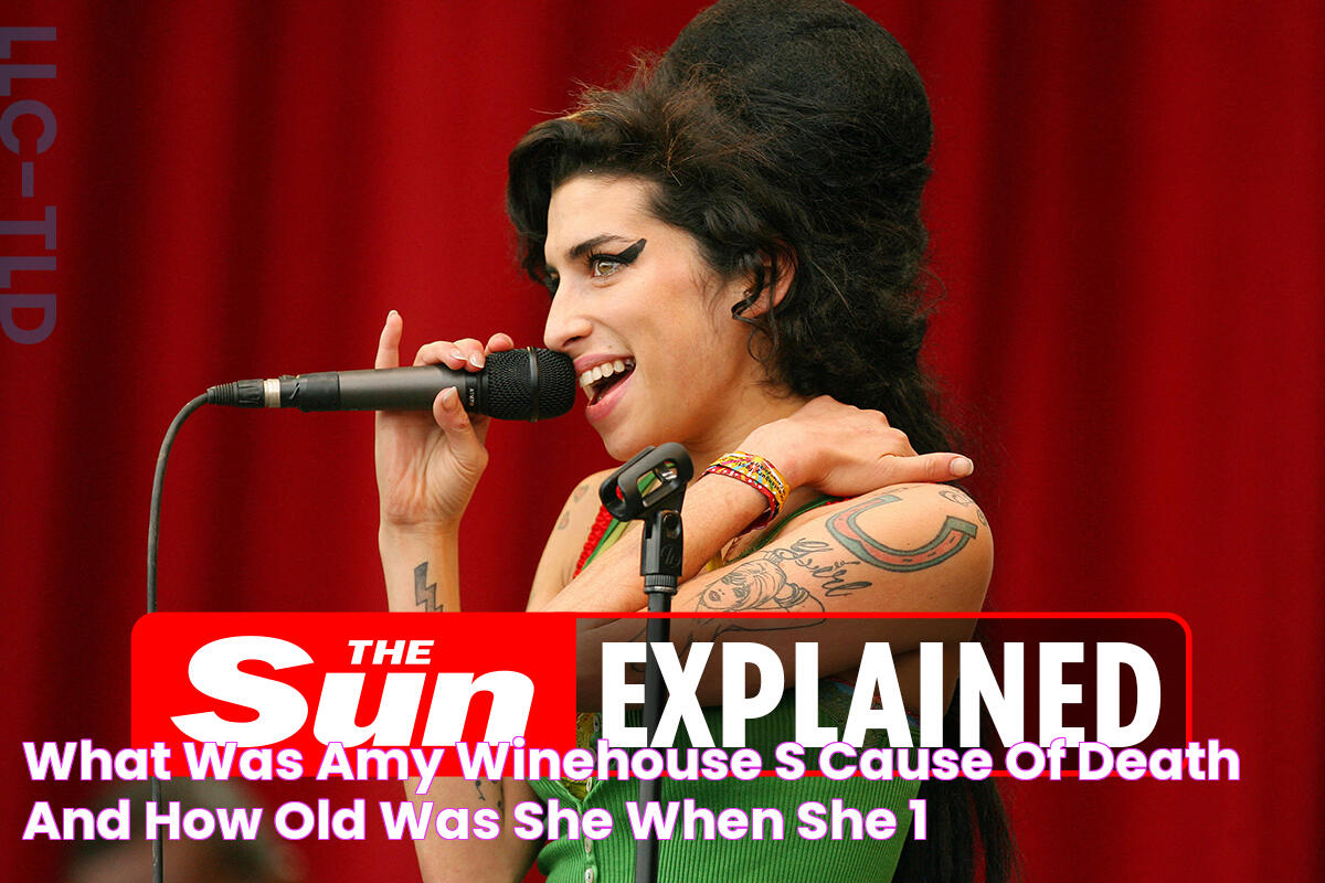 What was Amy Winehouse’s cause of death and how old was she when she