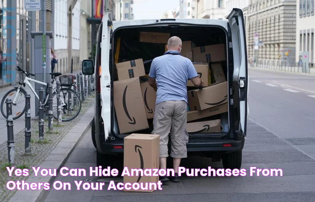 Yes You Can Hide Amazon Purchases From Others On Your Account