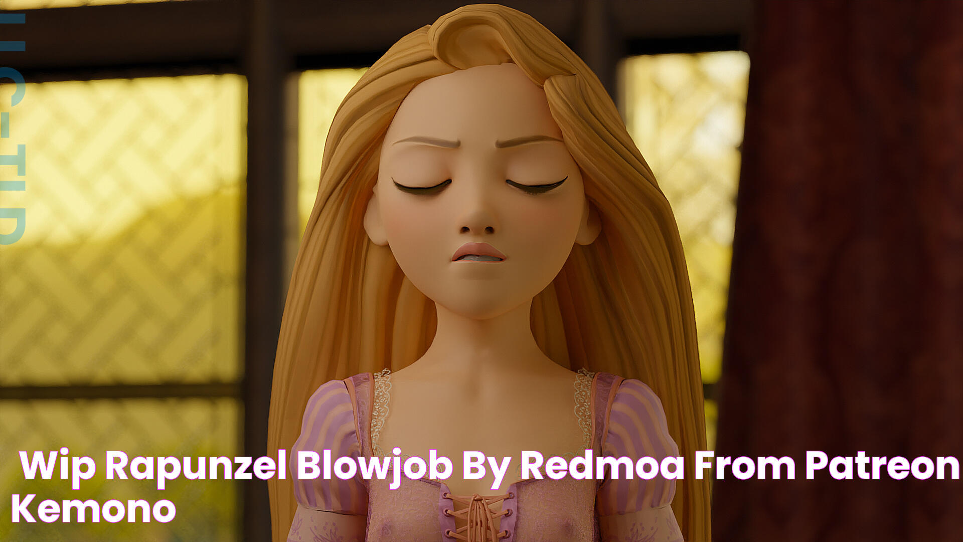 "(WIP) Rapunzel Blowjob" by redmoa from Patreon Kemono