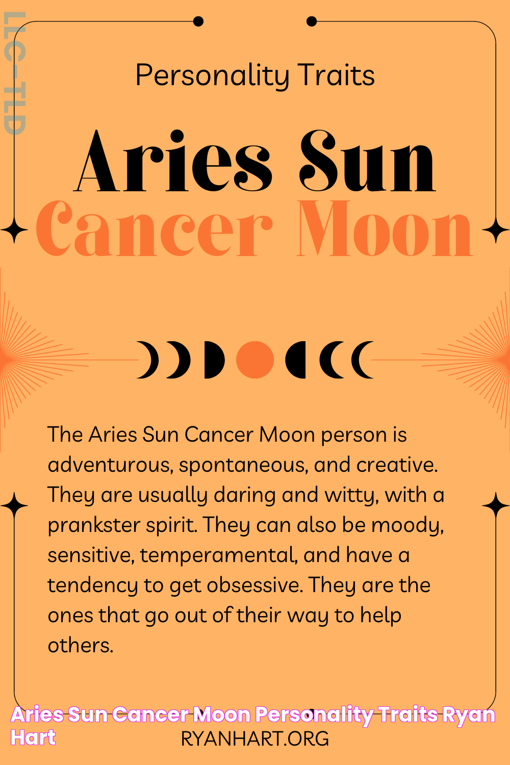 Aries Sun Cancer Moon Personality Traits Ryan Hart