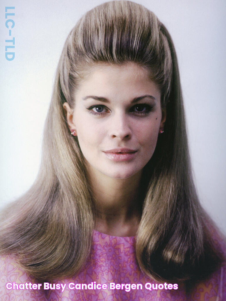 Discover Candice Bergen's Youthful Days: A Glimpse Into The Past