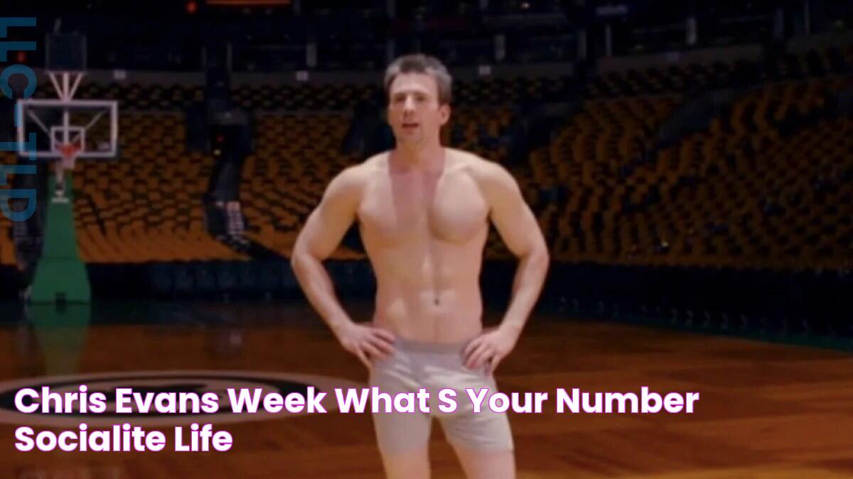 Chris Evans Week What's Your Number? Socialite Life