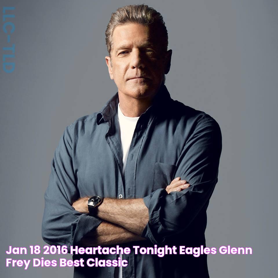 Jan 18, 2016, Heartache Tonight Eagles’ Glenn Frey Dies Best Classic