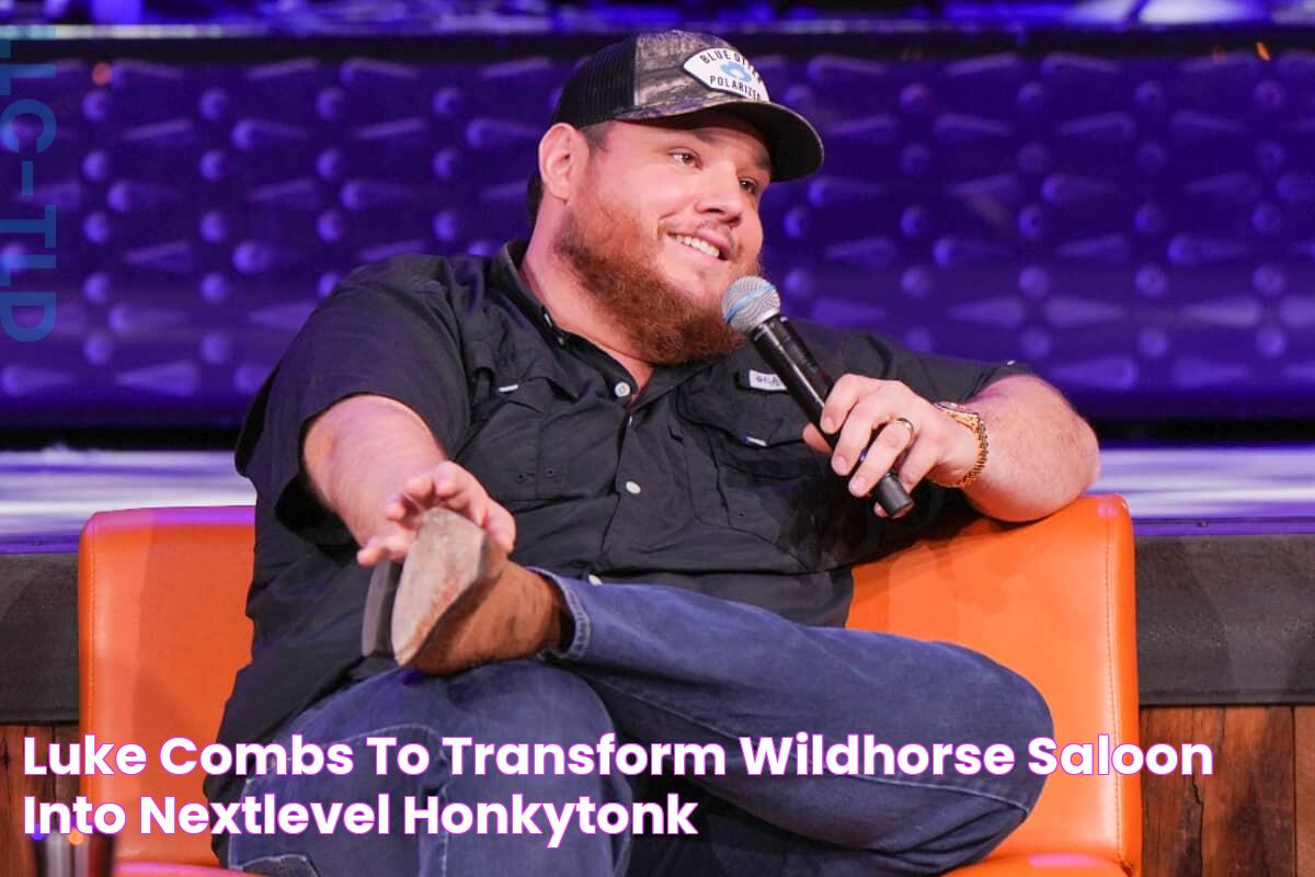 Luke Combs To Transform Wildhorse Saloon Into NextLevel HonkyTonk