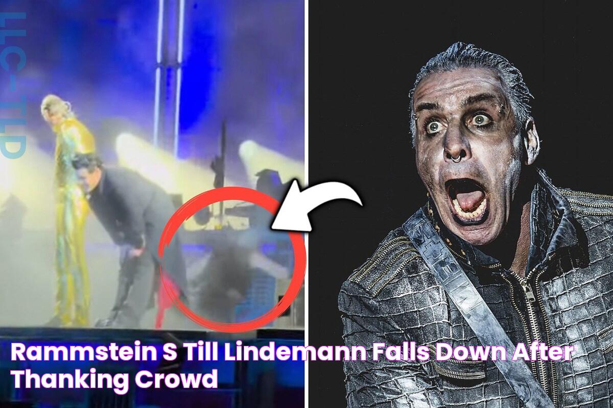 Rammstein's Till Lindemann Falls Down After Thanking Crowd