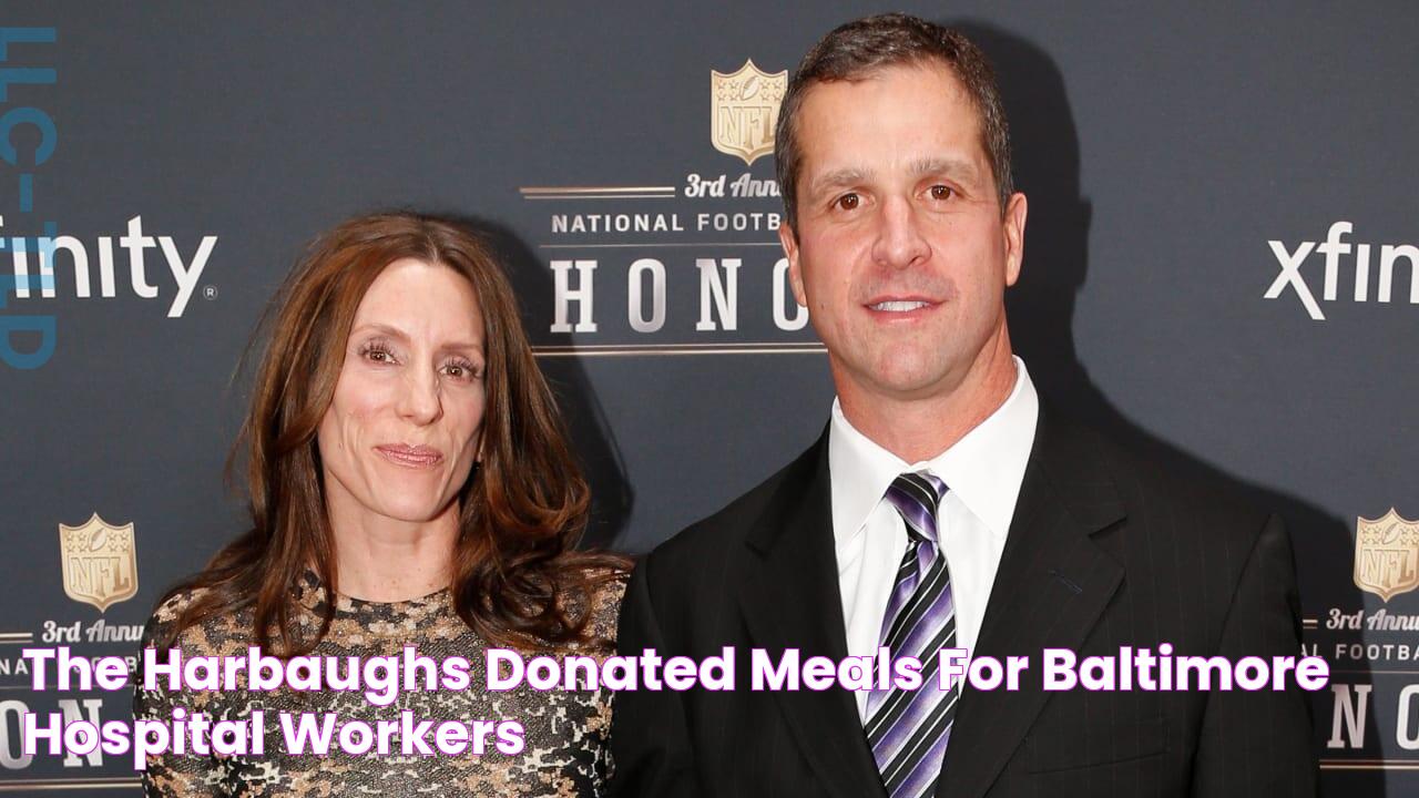 The Harbaughs Donated Meals for Baltimore Hospital Workers