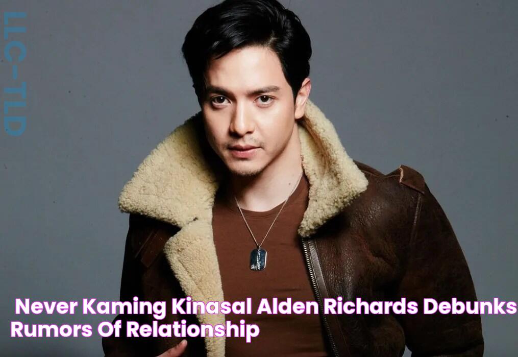 ‘Never kaming kinasal’ Alden Richards debunks rumors of relationship