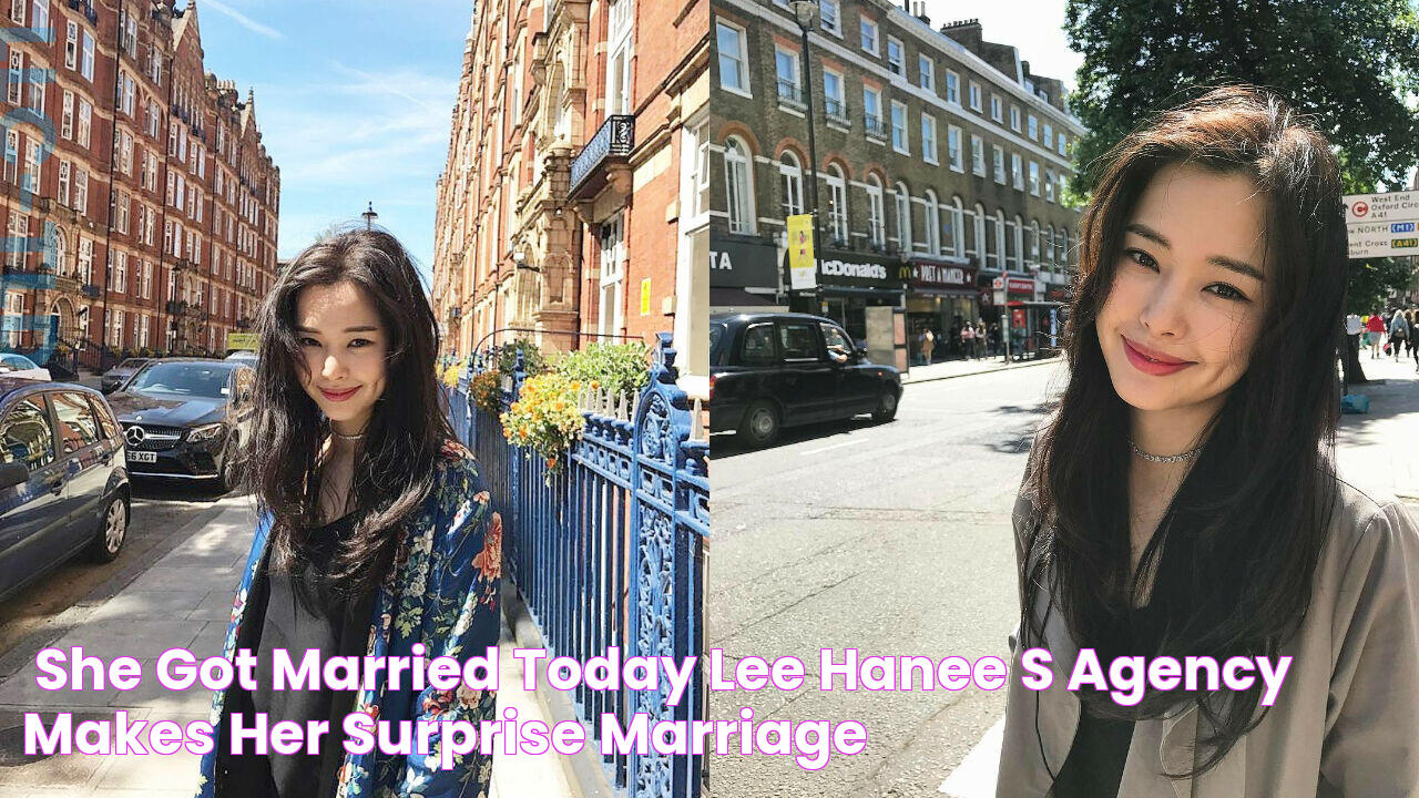 "She Got Married Today" Lee Hanee's Agency Makes Her Surprise Marriage