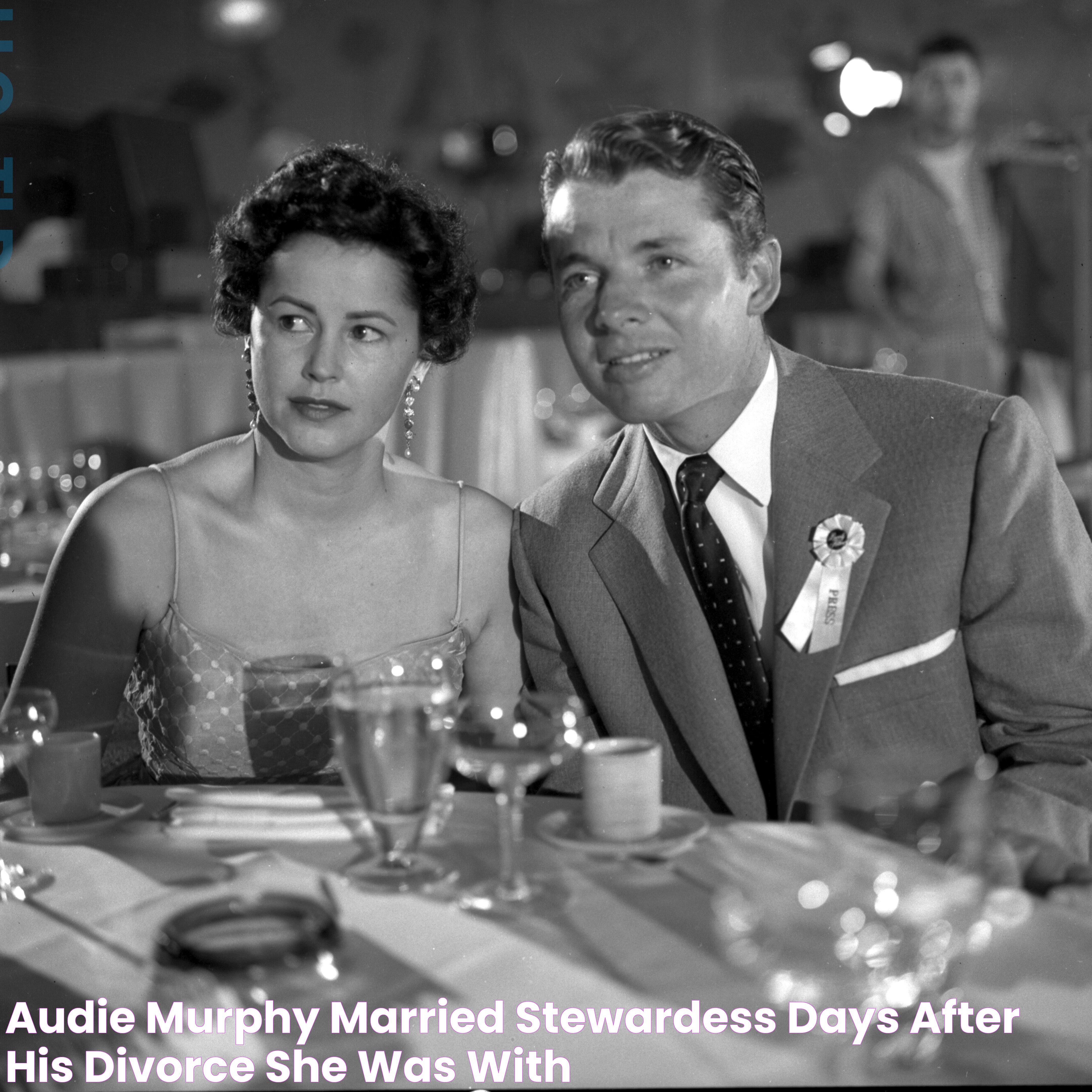 Audie Murphy Married Stewardess Days after His Divorce ⁠— She Was with