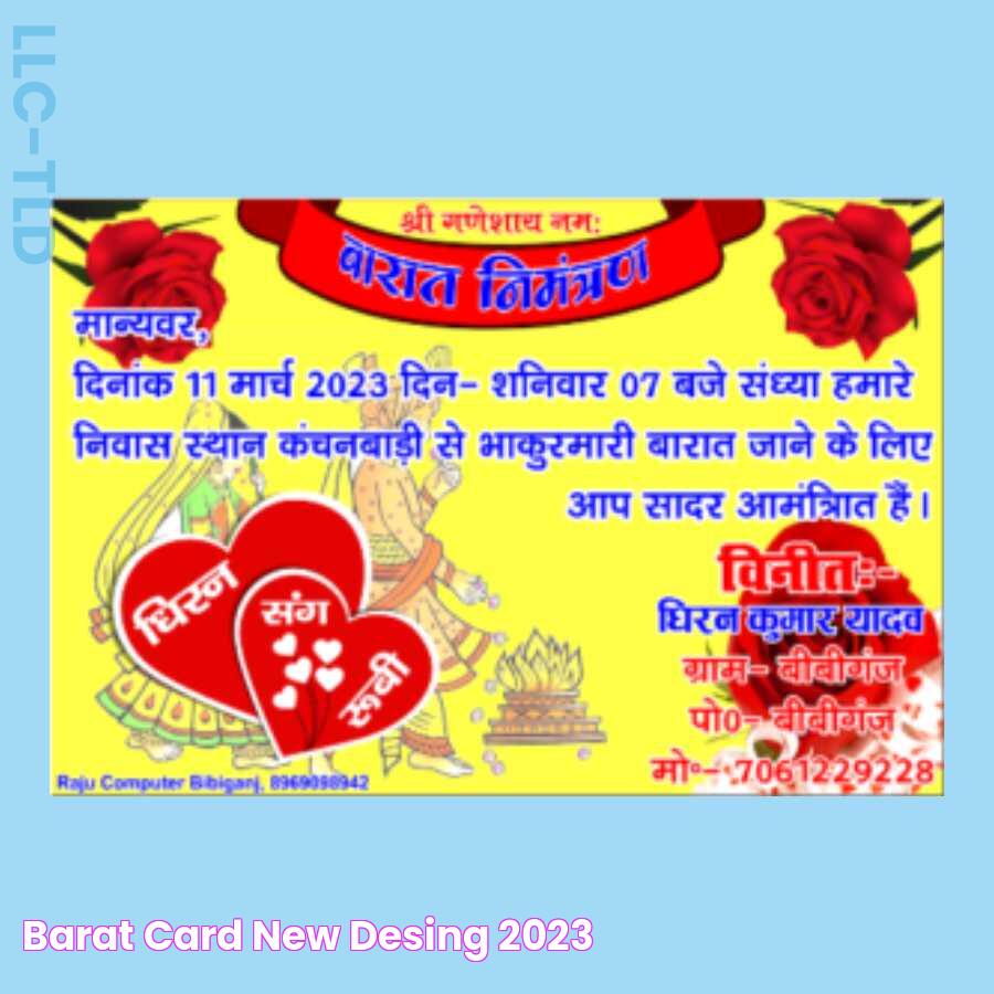 Barat Card New Desing 2023