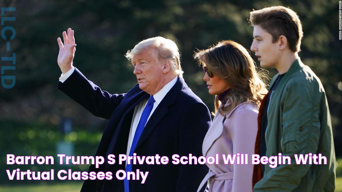 Barron Trump's private school will begin with virtual classes only