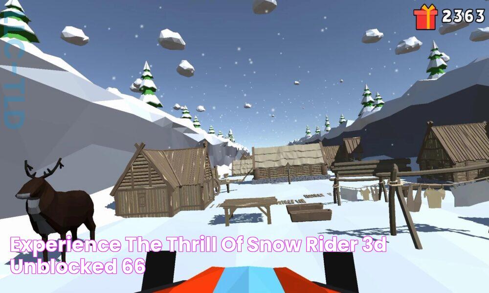 Play Snow Rider 3D Unblocked 66: Experience Thrilling Winter Racing!