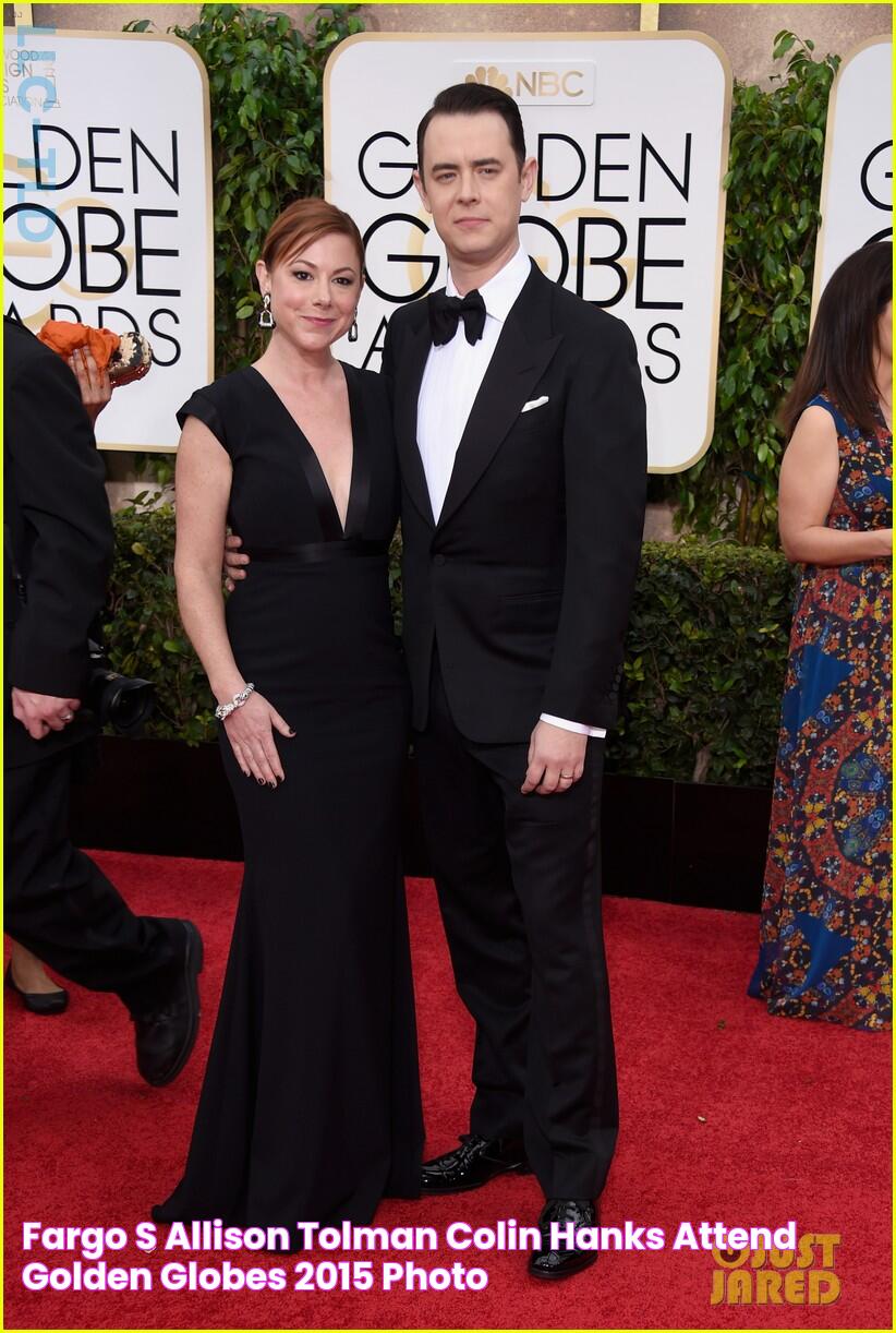 Fargo's Allison Tolman & Colin Hanks Attend Golden Globes 2015 Photo