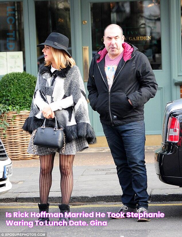 IS Rick Hoffman married? He took Stephanie Waring to lunch date. Gina