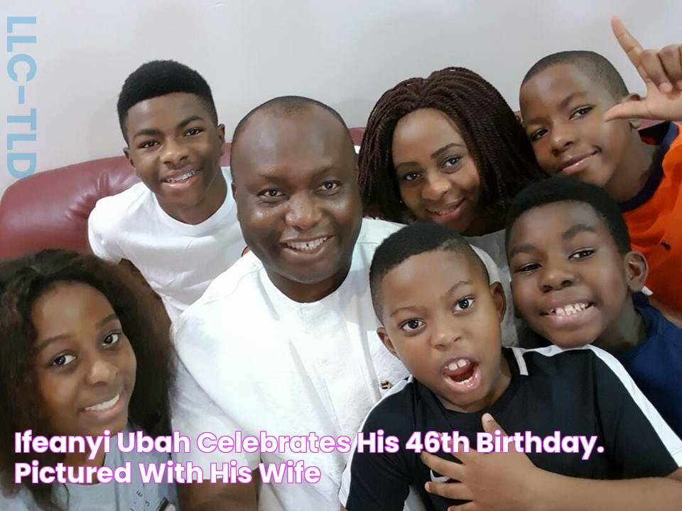 Ifeanyi Ubah Celebrates His 46th Birthday. Pictured With His Wife