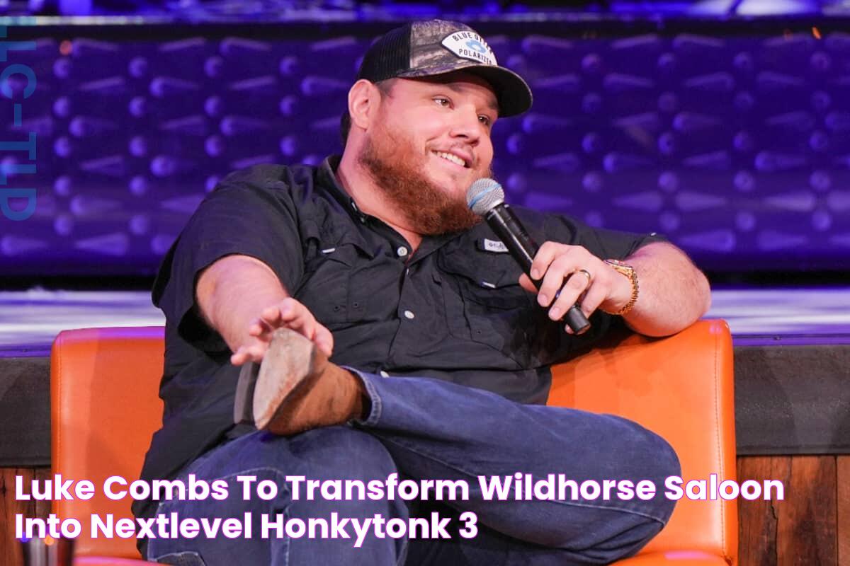 Luke Combs To Transform Wildhorse Saloon Into NextLevel HonkyTonk